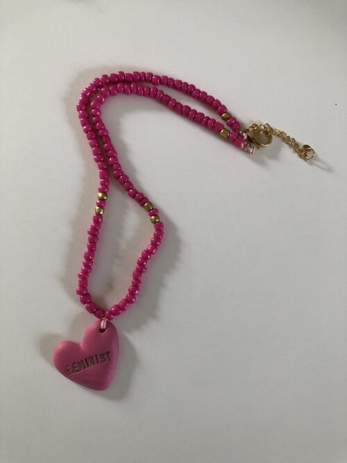 FEMINIST (pink / heart shaped) - Image 2