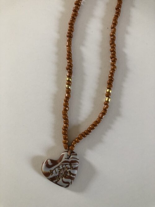 SISTERHOOD - (brown tie & dye / heart shaped) - Image 2
