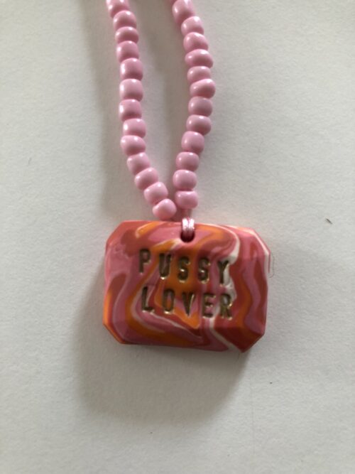 PUSSY LOVER (orange tie & dye)