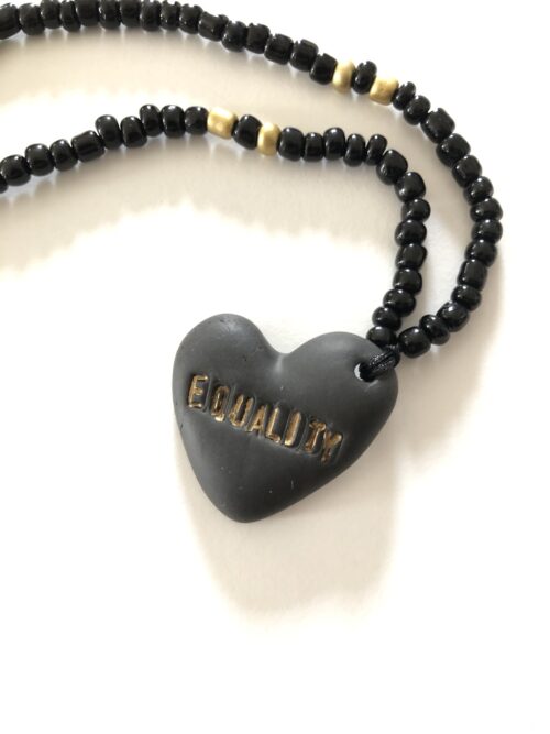 EQUALITY (black / heart shaped)