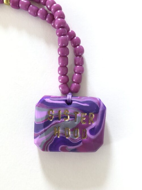 SISTERHOOD (purple tie & dye)